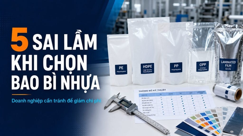 5 sai lầm khi lựa chọn bao bì nhựa