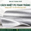 Xốp cách nhiệt PE Foam tráng bạc Đà Nẵng dạng cuộn