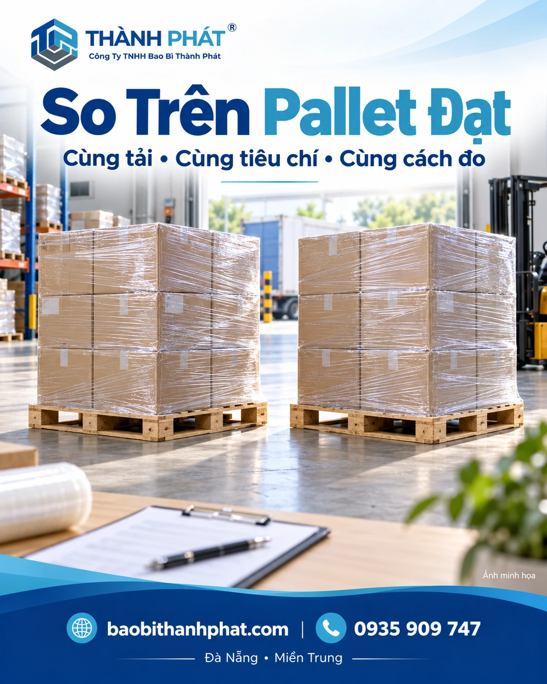 So báo giá màng PE theo pallet đạt yêu cầu
