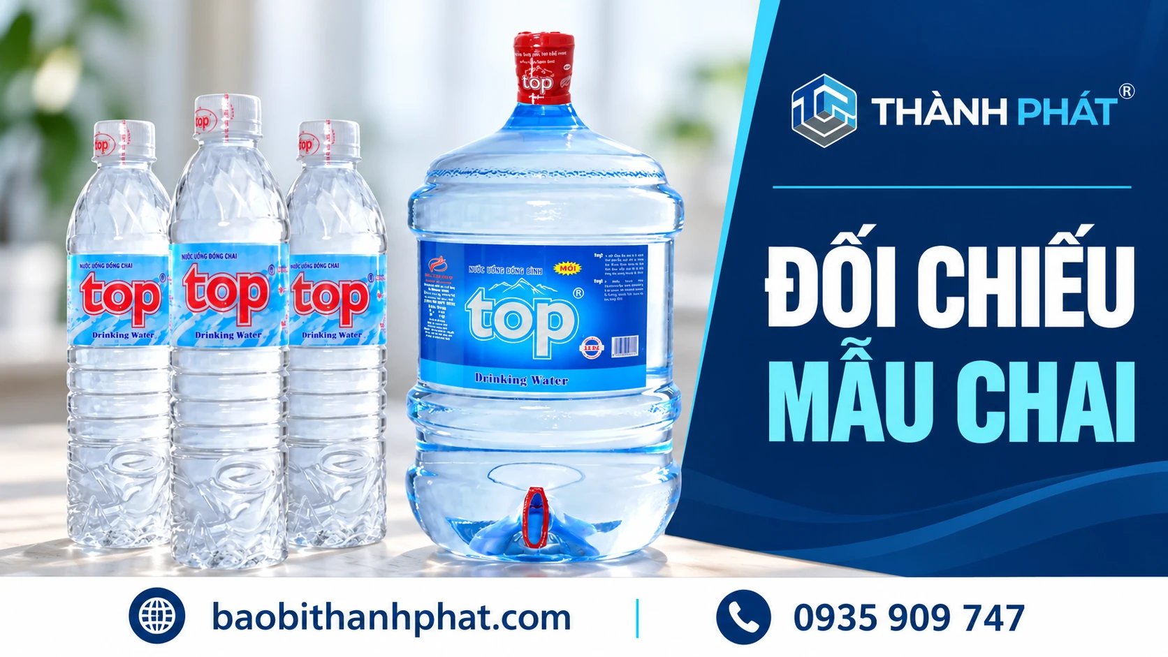 Đối chiếu mẫu chai — Bao Bì Thành Phát