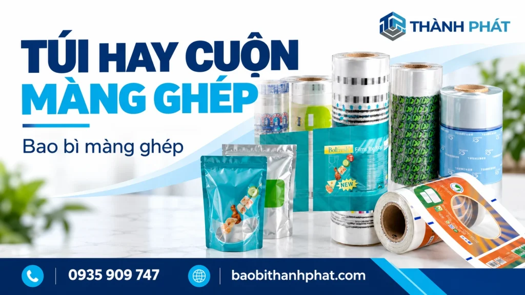 Túi màng ghép hay cuộn đóng gói tự động: chọn theo dây chuyền — Bao Bì Thành Phát
