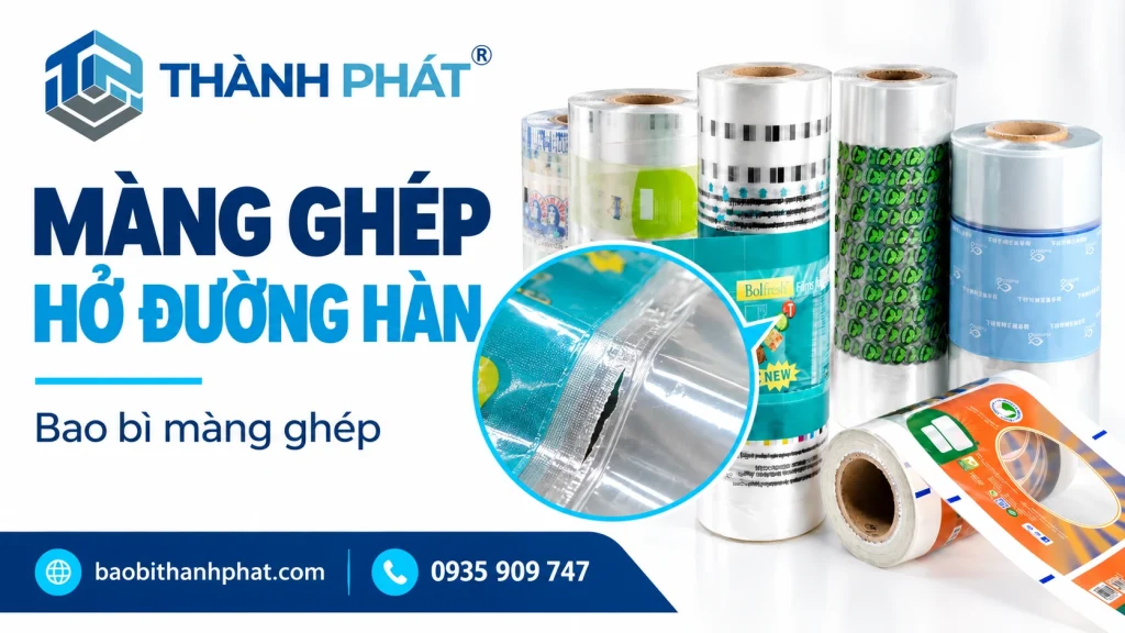 Bao bì màng ghép bị hở đường hàn: cách ghi nhận và kiểm tra — Bao Bì Thành Phát