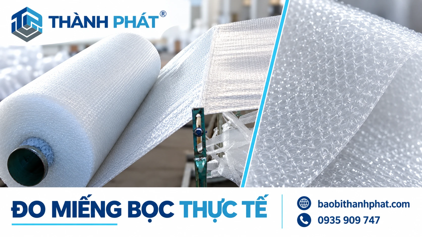 Đo miếng bọc thực tế — Bao Bì Thành Phát