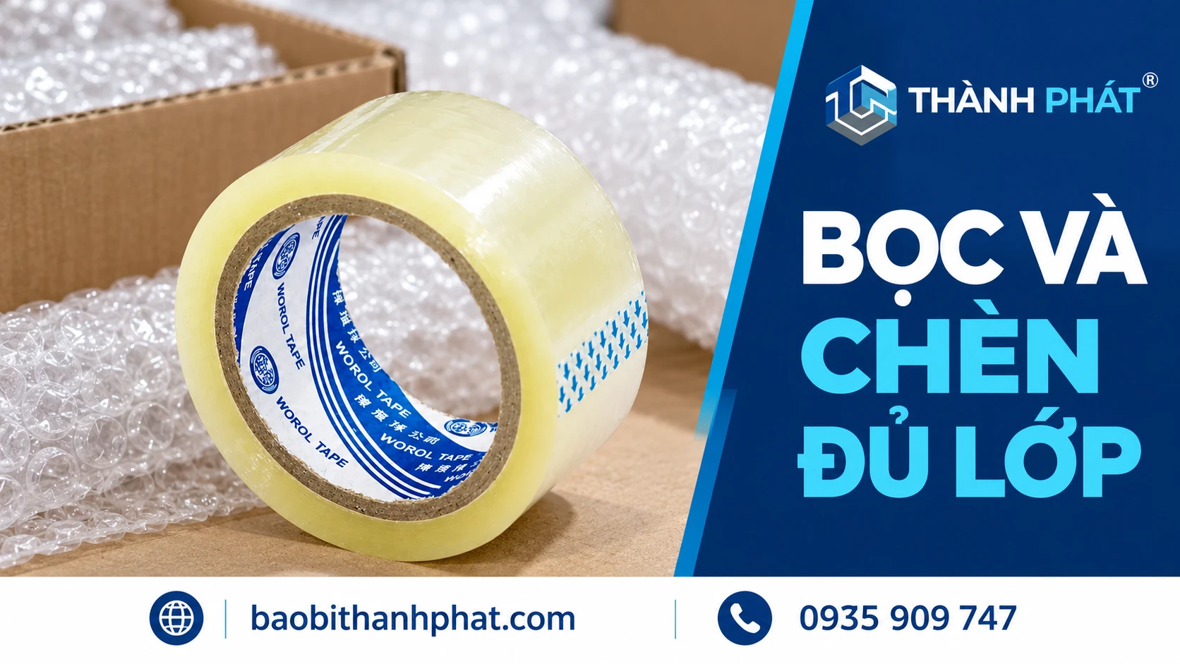 Bọc và chèn đủ lớp — Bao Bì Thành Phát
