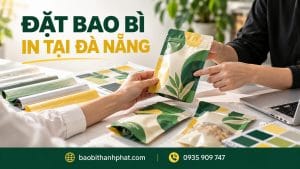 Banner đặt bao bì in tại Đà Nẵng với website baobithanhphat.com và hotline 0935 909 747