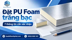Đặt PU Foam tráng bạc: 7 thông tin cần chốt trước báo giá — banner minh họa Thành Phát