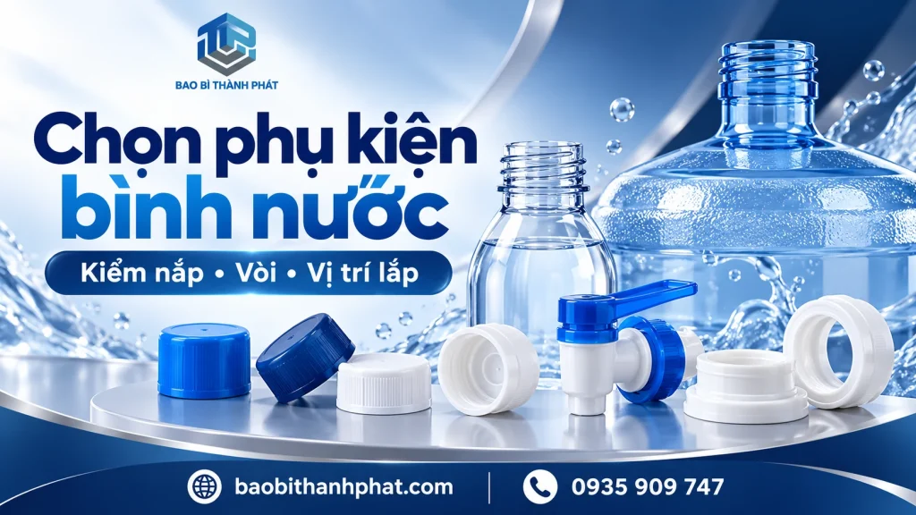 Chọn phụ kiện bình nước Đà Nẵng: 5 bước đối chiếu mẫu — banner minh họa Thành Phát